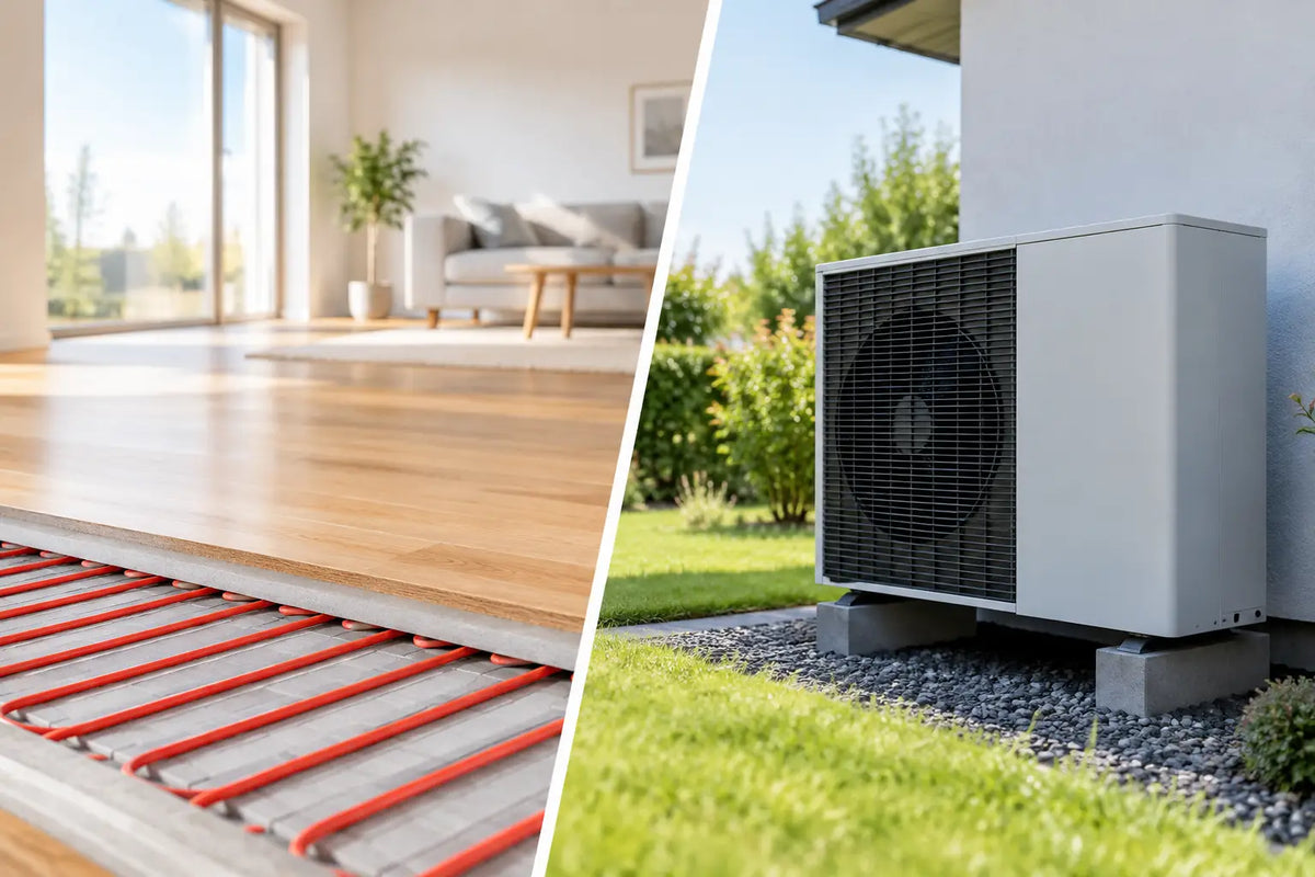 Strahlungsheizung oder Wärmepumpe im Zuhause