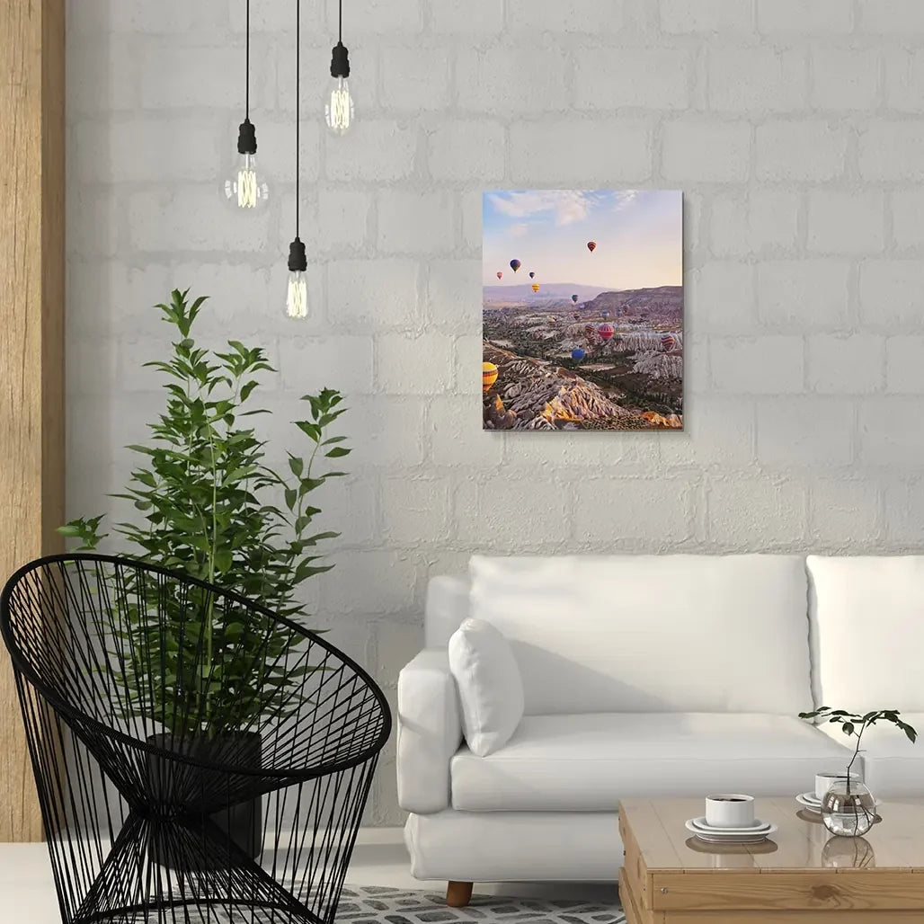 Heißluftballon Motiv-Bildplatte 500W – Ambiente
