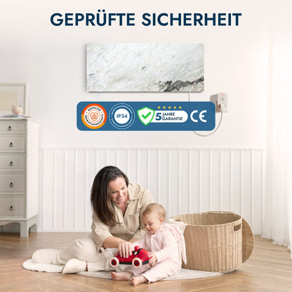 Natursteinheizung 800 Watt inkl. Thermostat